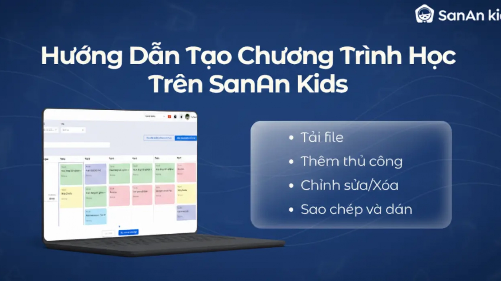 2 Cách Thêm Thời Khóa Biểu Nhanh Chóng Trên Sanan Kids